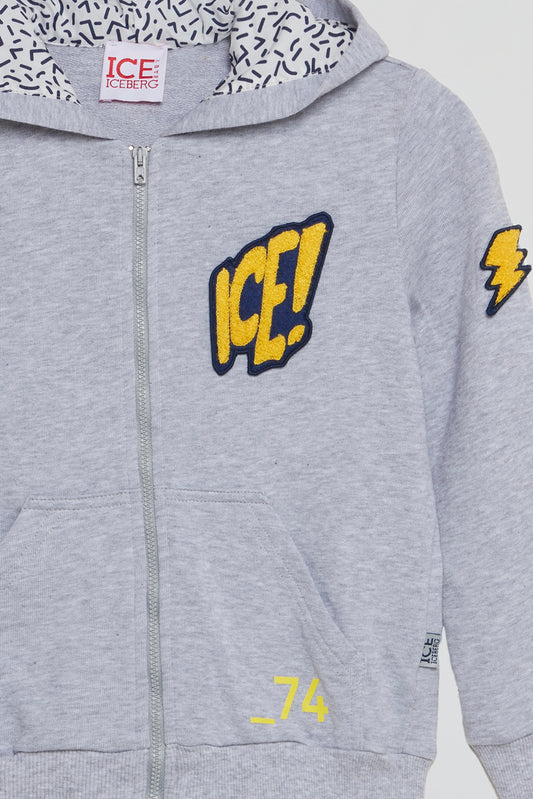 Grey Ice Graphic Edition Hoodie