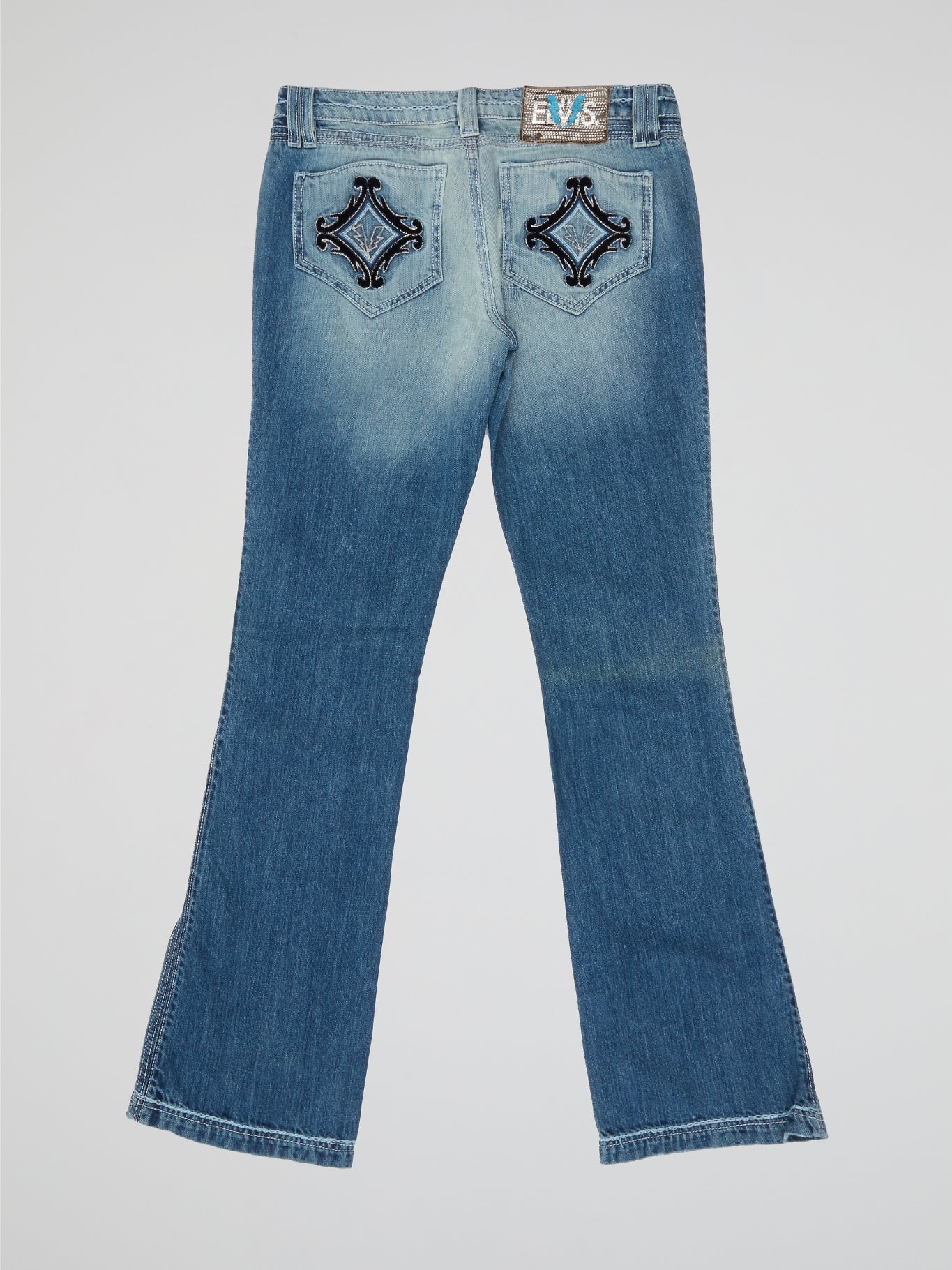 Vintage Wash Bootcut Jeans