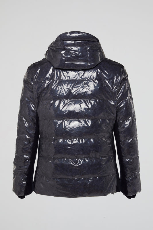 Gloss Black Puffer Jacket