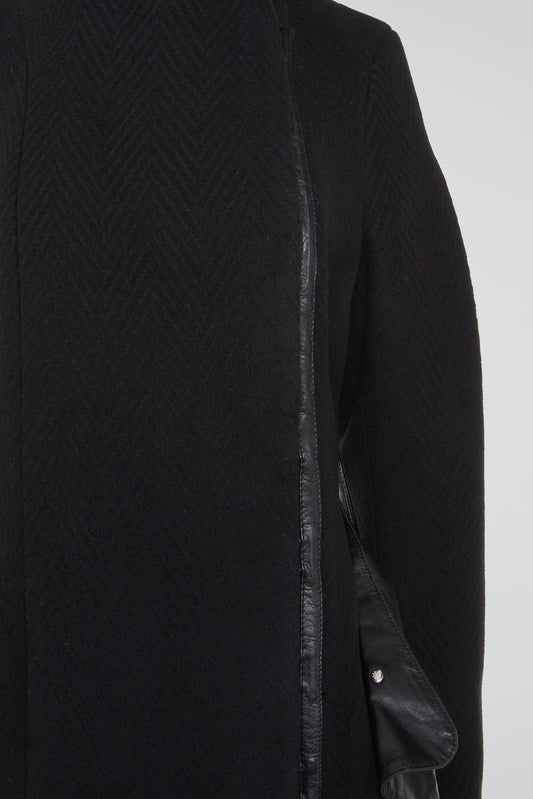 Black Ascent Wool Coat