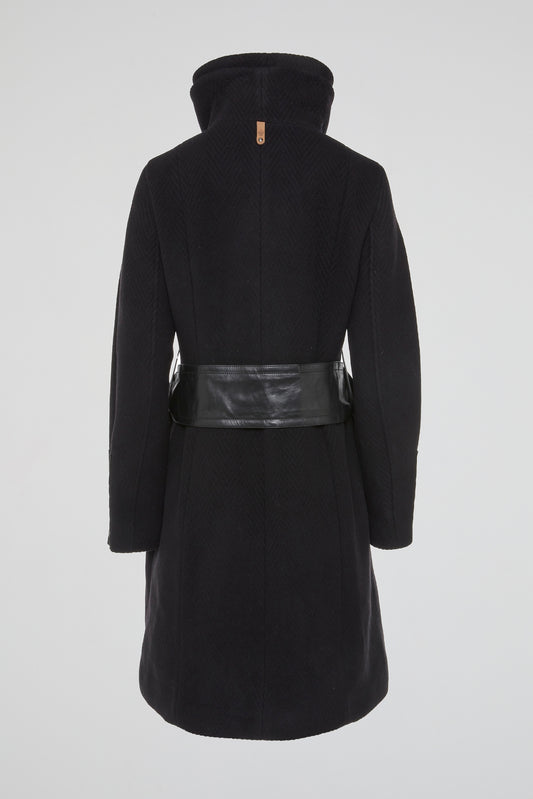 Black Ascent Wool Coat