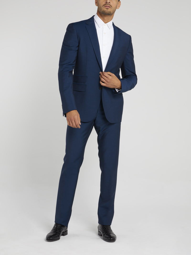 Navy Classic Structured Suit