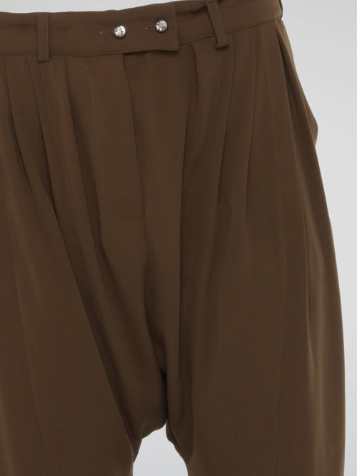 Brown Harem Pants