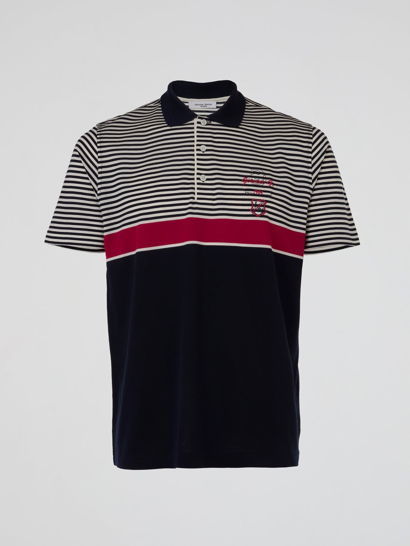 Heritage Stripe Crest Polo