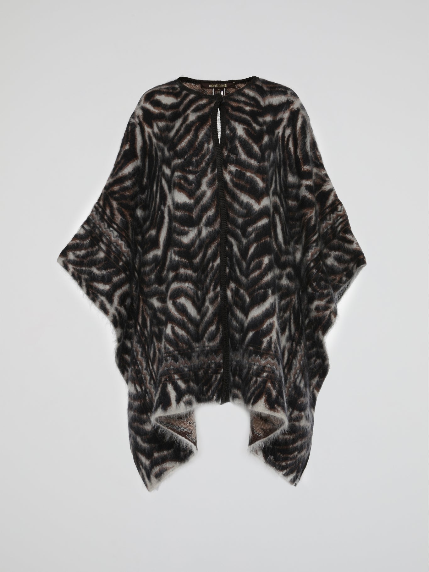 Animal Print Wool Blend Kaftan