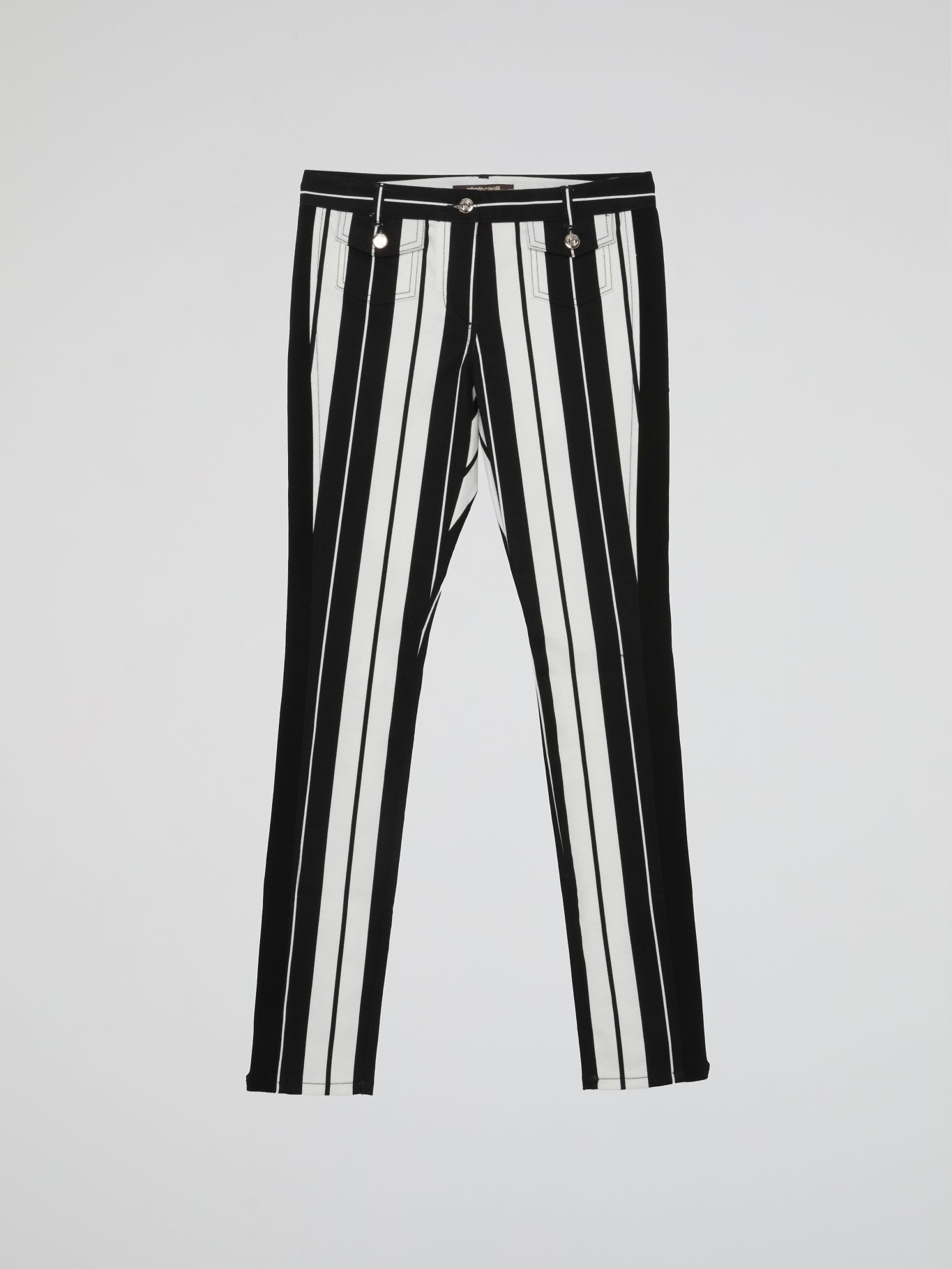 Striped Slim Fit Trousers