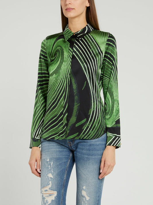 Green Thumb Print Shirt