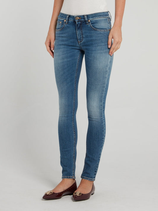 Classic Blue Denim Skinny Jeans