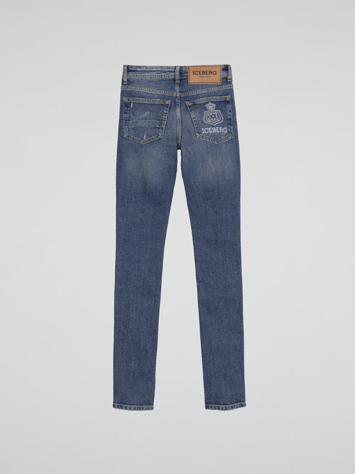 Slim Fit Five-Pocket Jeans