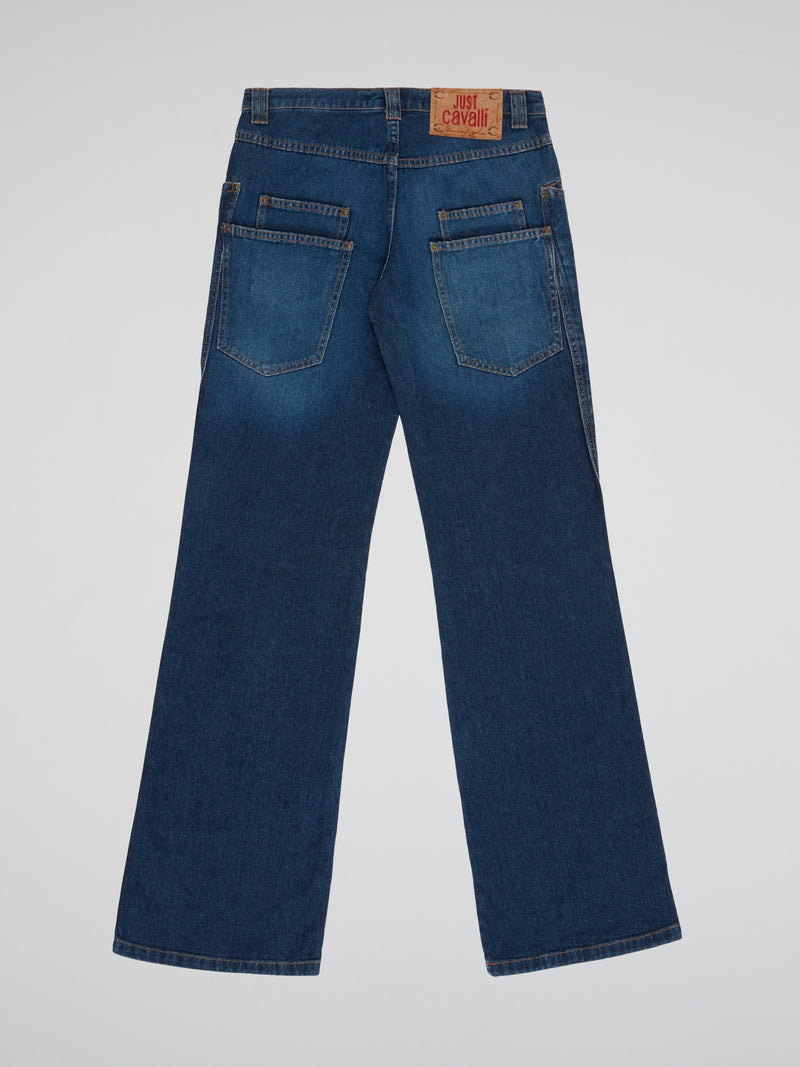 Feel effortlessly cool and stylish in these Just Cavalli navy stone washed denim jeans, perfect for any casual or dressy occasion. The unique stone washed finish gives them a lived-in look, while the navy hue adds a touch of sophistication. Embrace your inner fashionista with these must-have jeans that are sure to make a statement wherever you go.