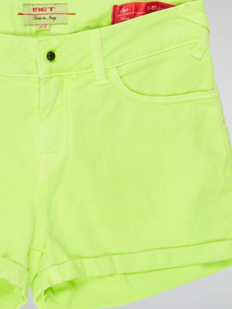 Get ready to shine bright in these Neon Denim Shorts from Met Injeans! Made with vibrant, eye-catching neon colors, these shorts are perfect for standing out in a crowd. Whether you're hitting the beach or heading to a music festival, these shorts will keep you looking stylish and fun all summer long.