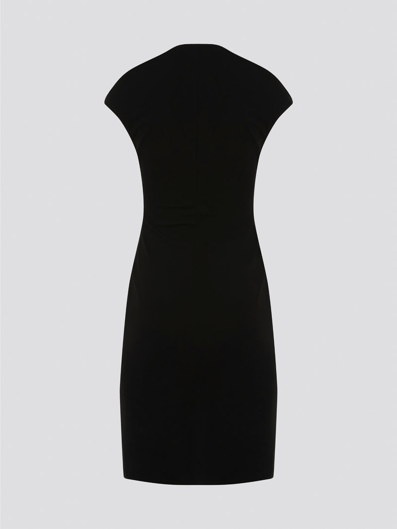 Step into the spotlight and command attention in this stunning Black Embellished Bodycon Dress from Roberto Cavalli. The intricate embellishments and figure-hugging silhouette will have all eyes on you, making you stand out from the crowd at any event. Elevate your wardrobe with this luxurious and unique piece that exudes glamour and confidence.