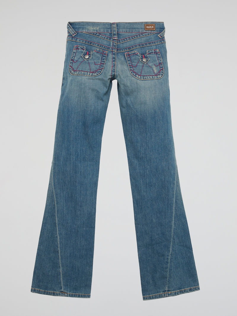 Vintage Y2K Stitch Flare Jeans