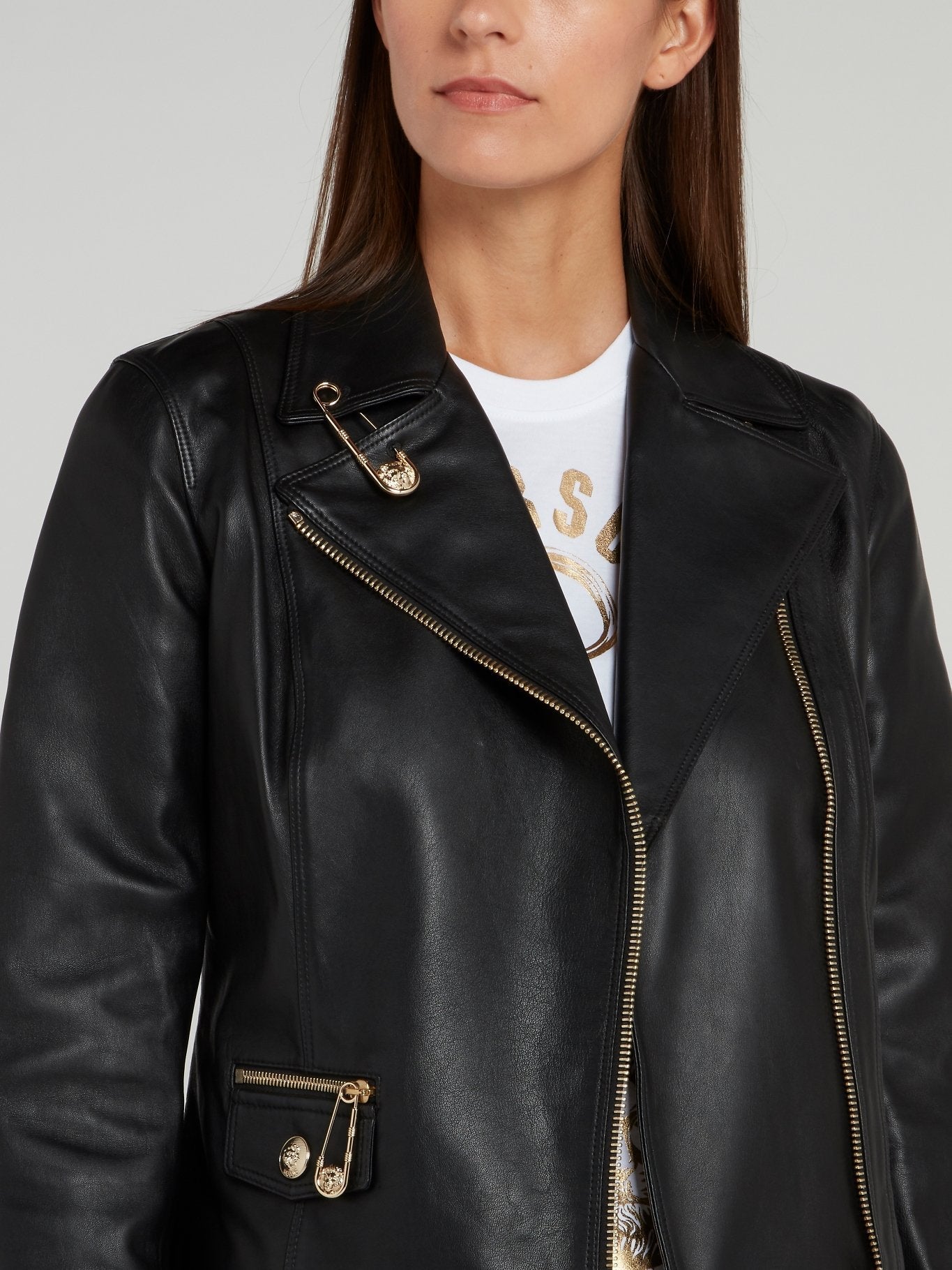 Black Leather Blouson