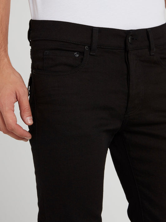 Black Slim Fit Trousers