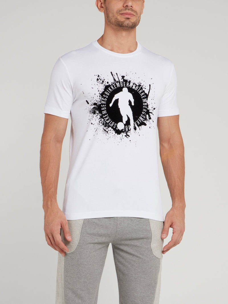 White Sport Logo T-Shirt