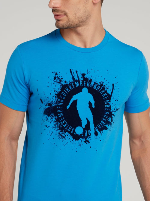 Blue Sport Logo T-Shirt