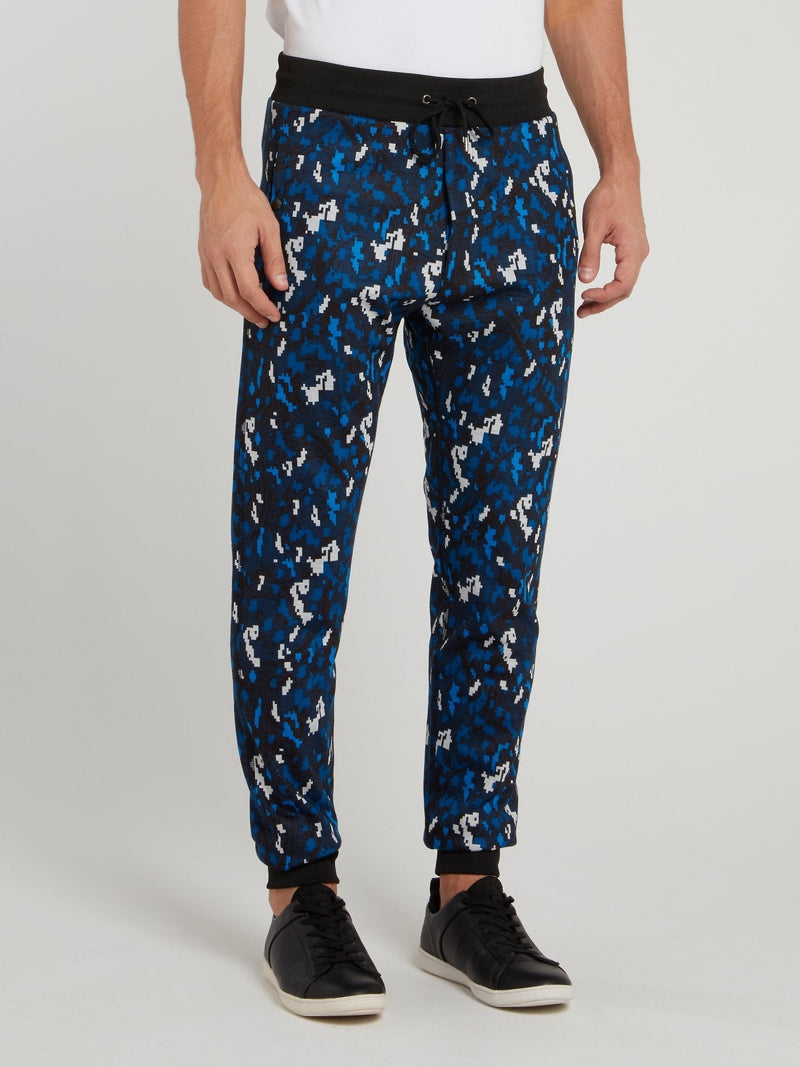 Navy Camo Fleece Pants