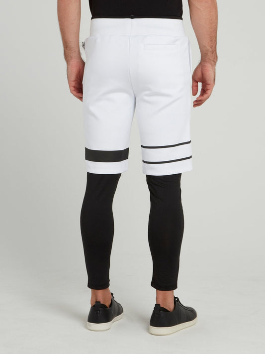 Contrast Statement Jogging Leggings