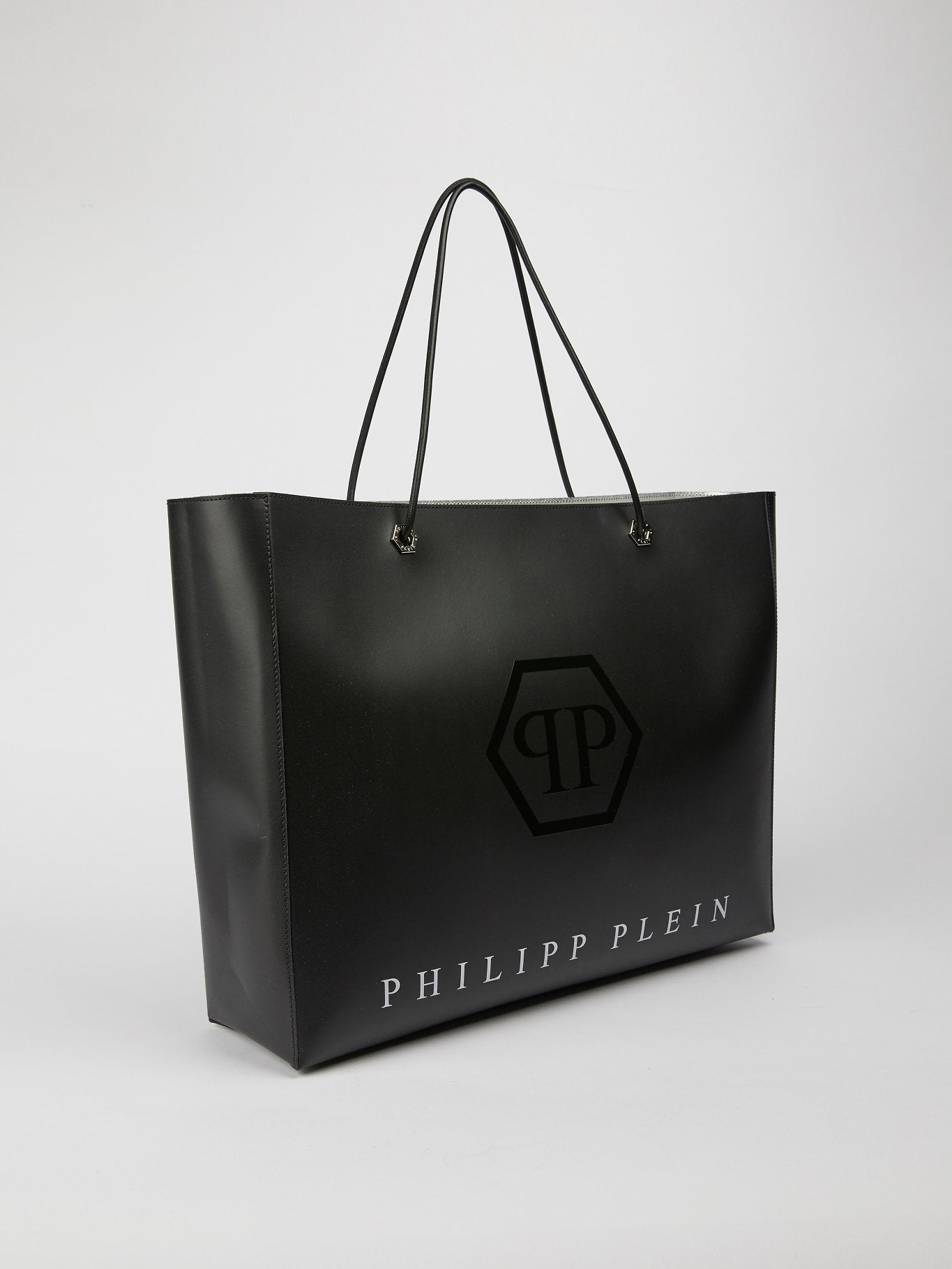 Black Classic Logo Tote Bag