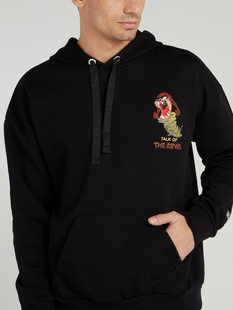 Tasmanian Devil Black Hoodie Sweatshirt