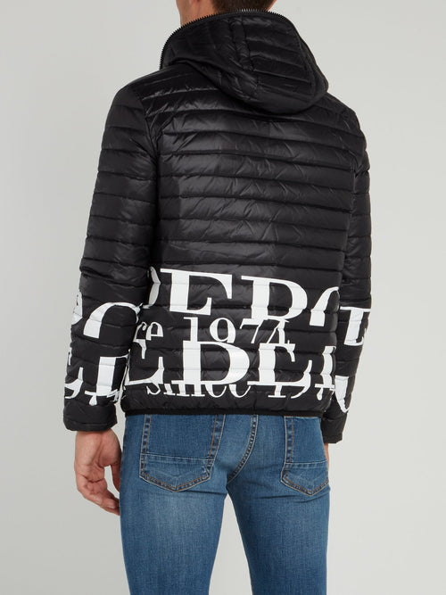 Black Statement Down Jacket