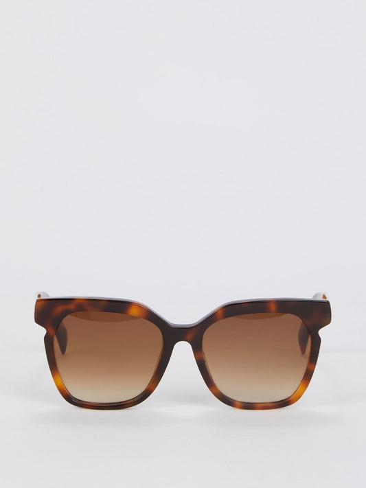 Brown Gradient Dark Havana Sunglasses