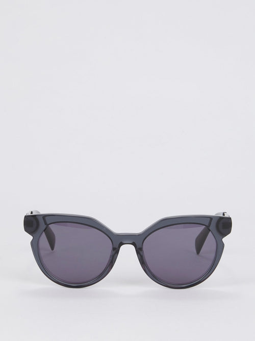 Smoke Lens Cat Eye Sunglasses