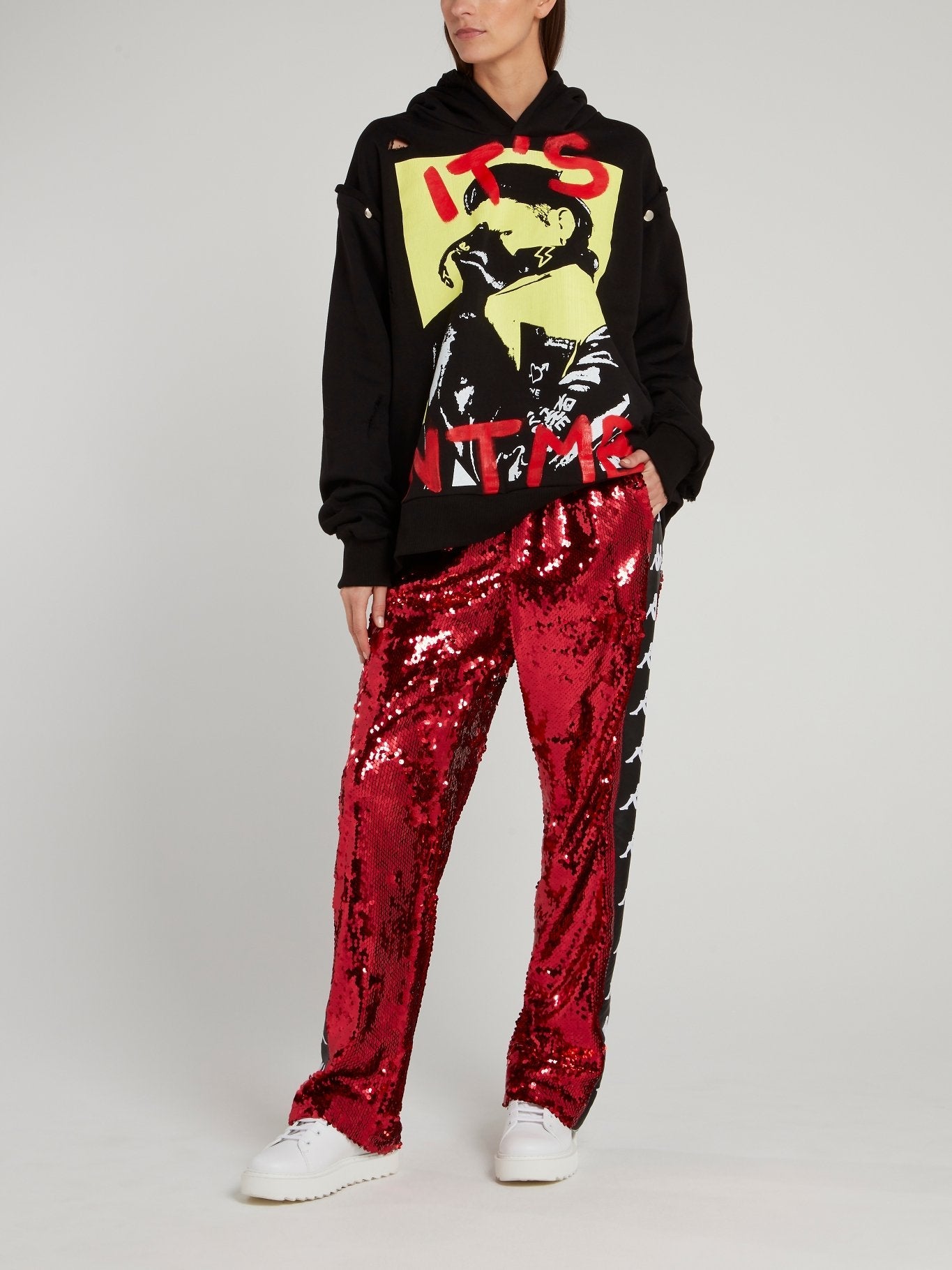 Kappa Red Sequin Pants