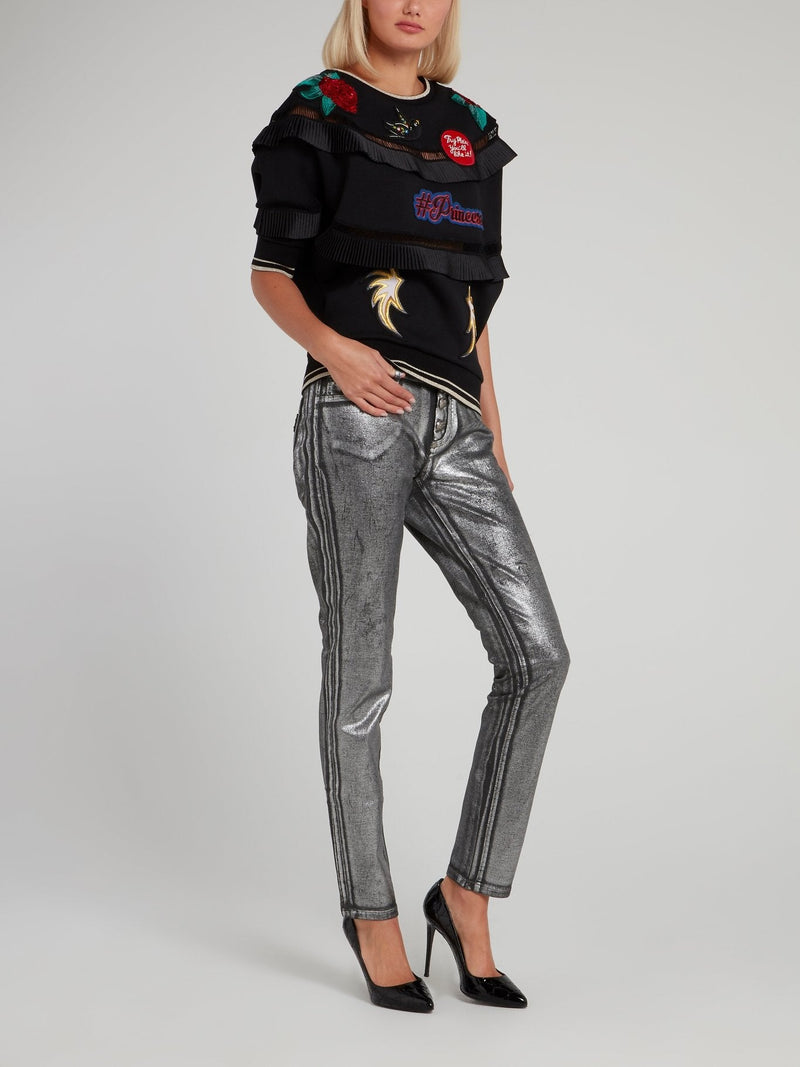 Rustic Silver Slim Fit Jeggings