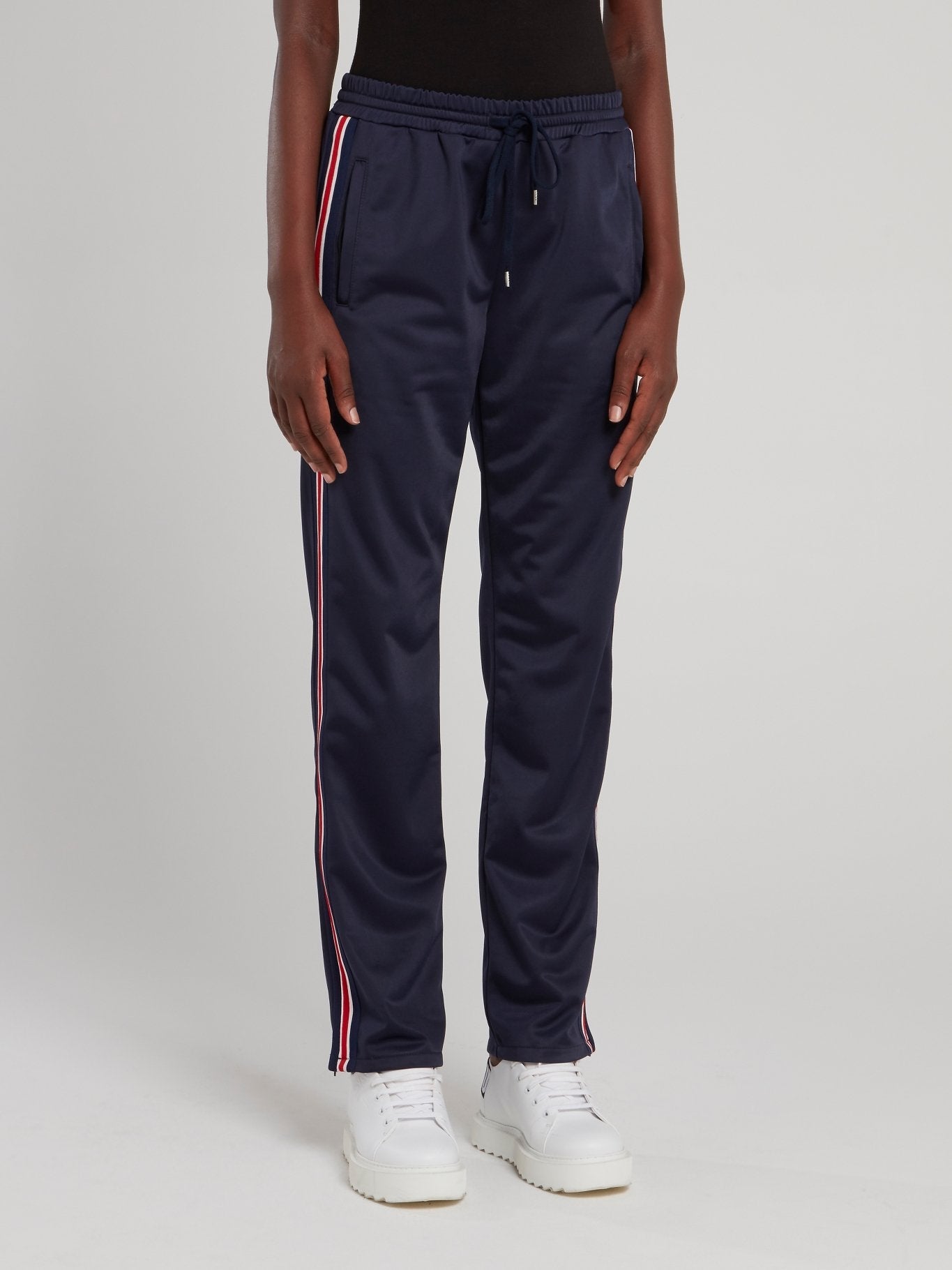 Navy Side Stripe Jogging Pants