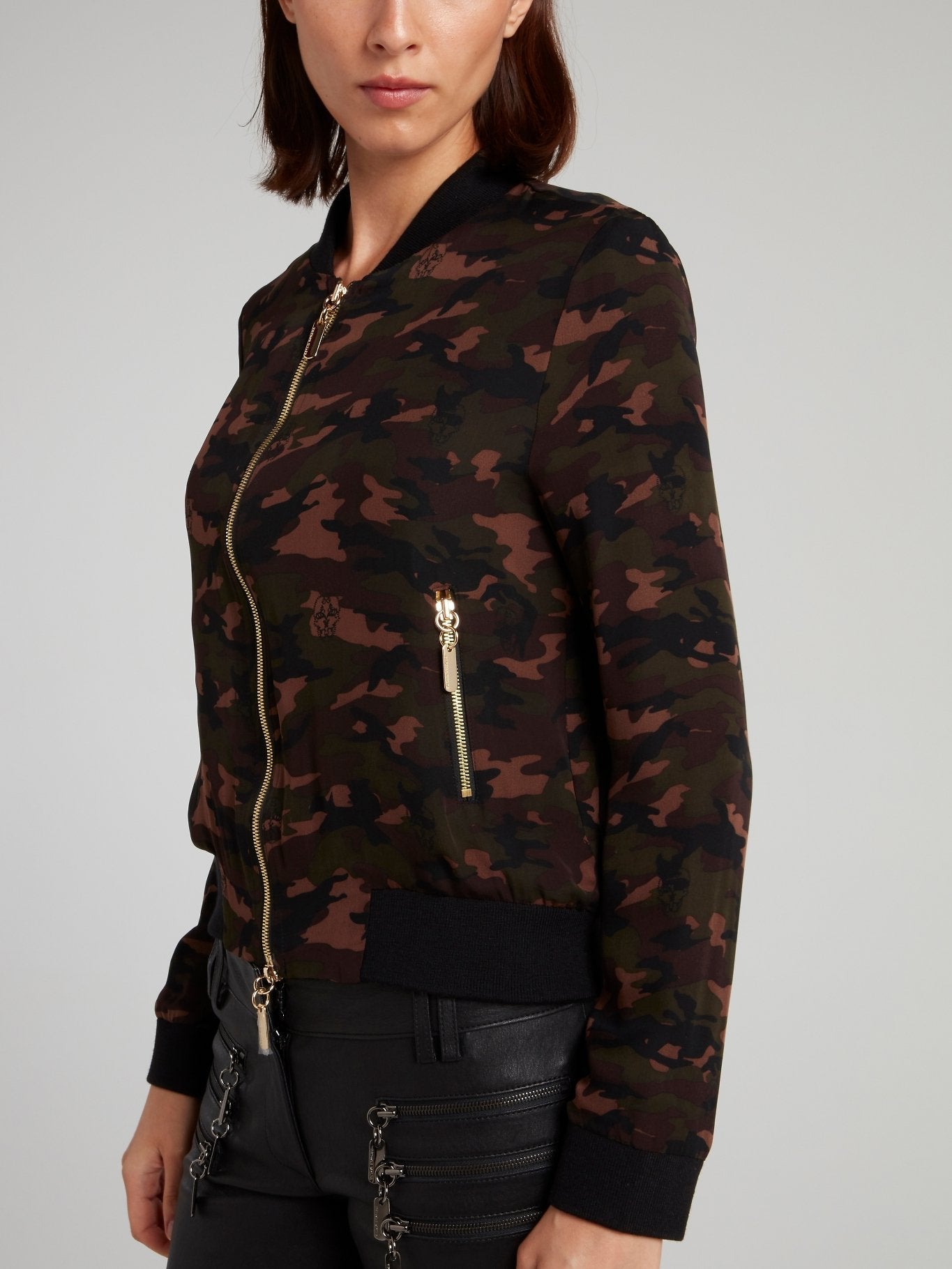 Camouflage Zip Up Jacket