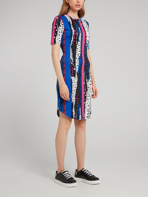 Patterned Jersey Dress