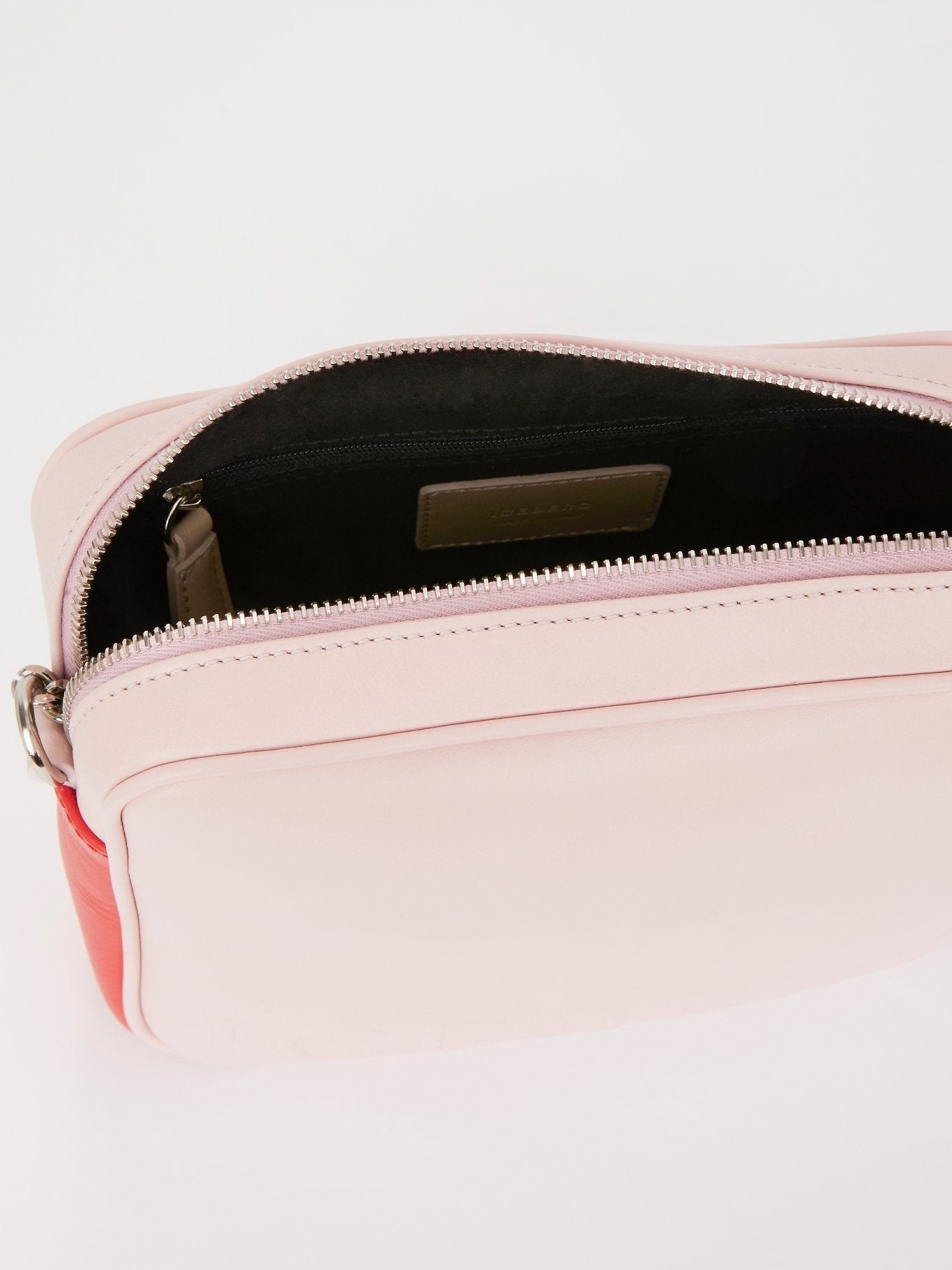 Pink Logo Strap Crossbody Bag