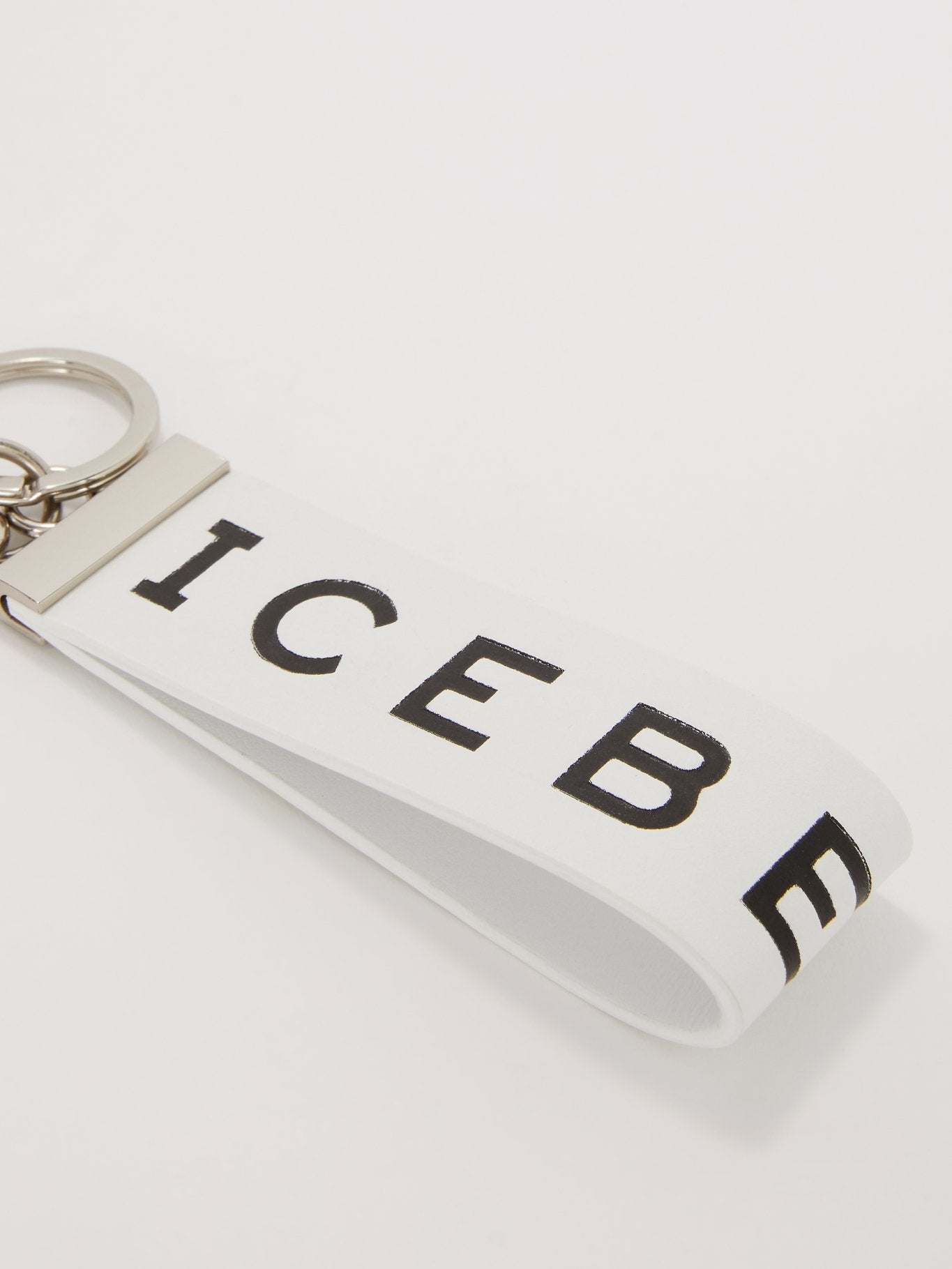 White Logo Key Ring