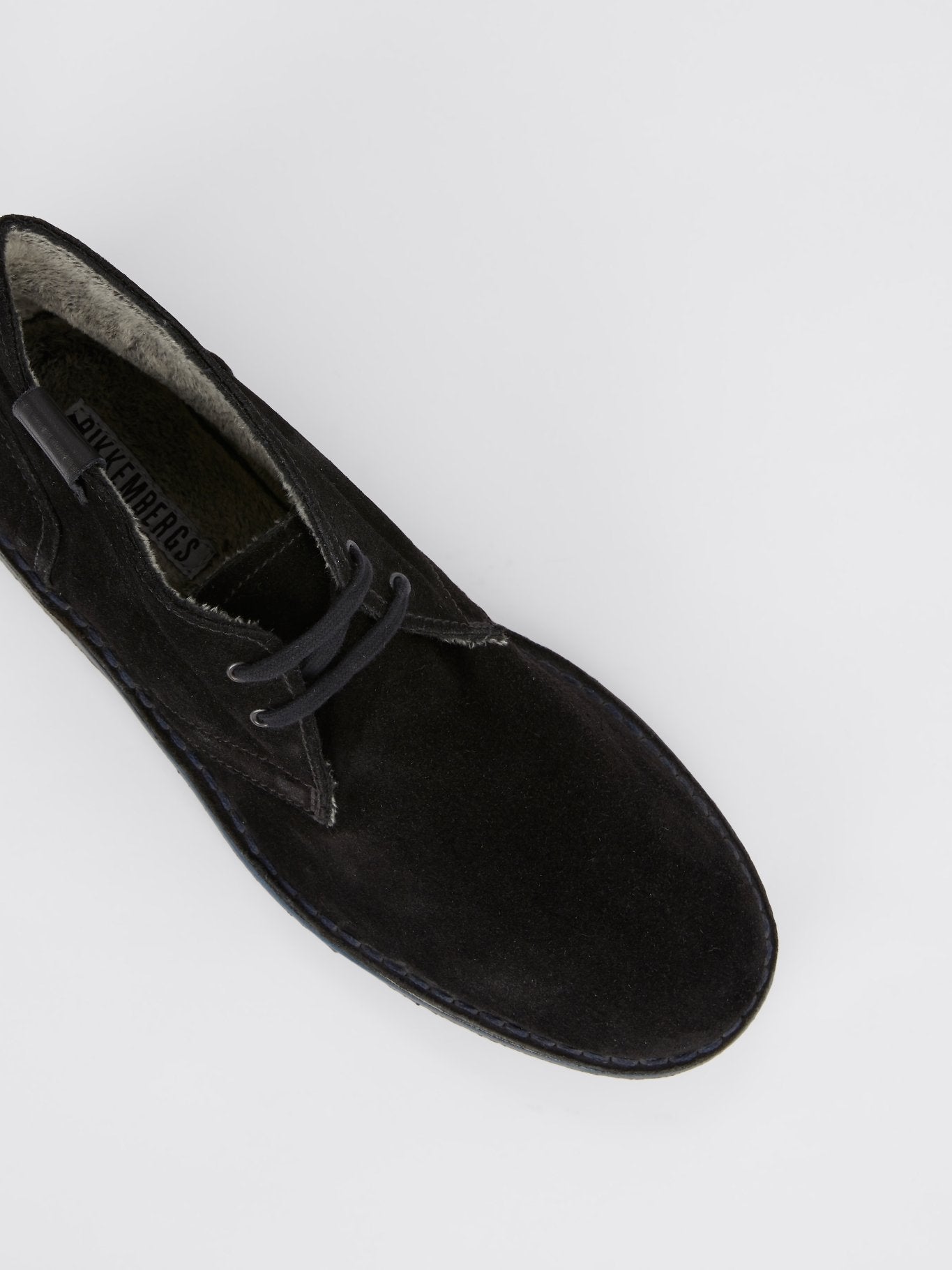 Black Suede Oxford Shoes