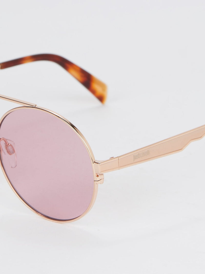 Bordeaux Lens Gold Frame Sunglasses