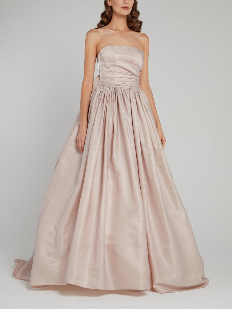 Rose Strapless Ruched Bridal Gown