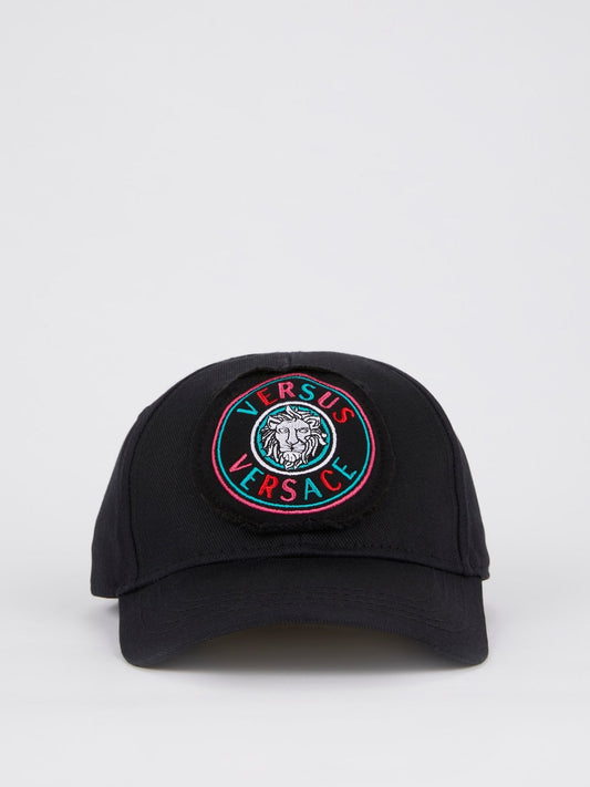 Black Logo Patch Adjustable Cap