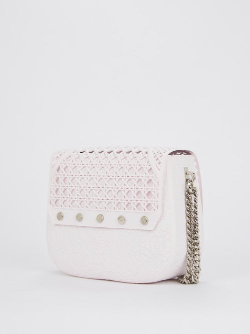 Light Pink Big Dafne Cesto Shoulder Bag