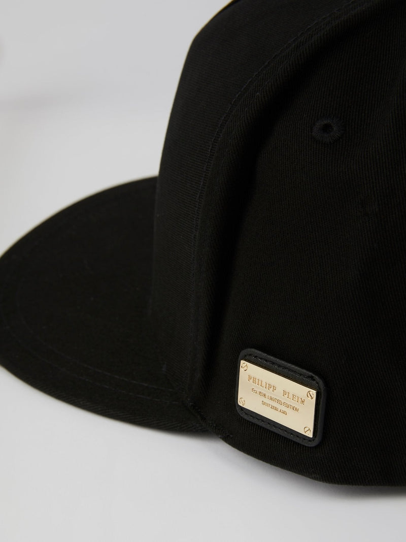 Black and Gold Logo Baseball Cap