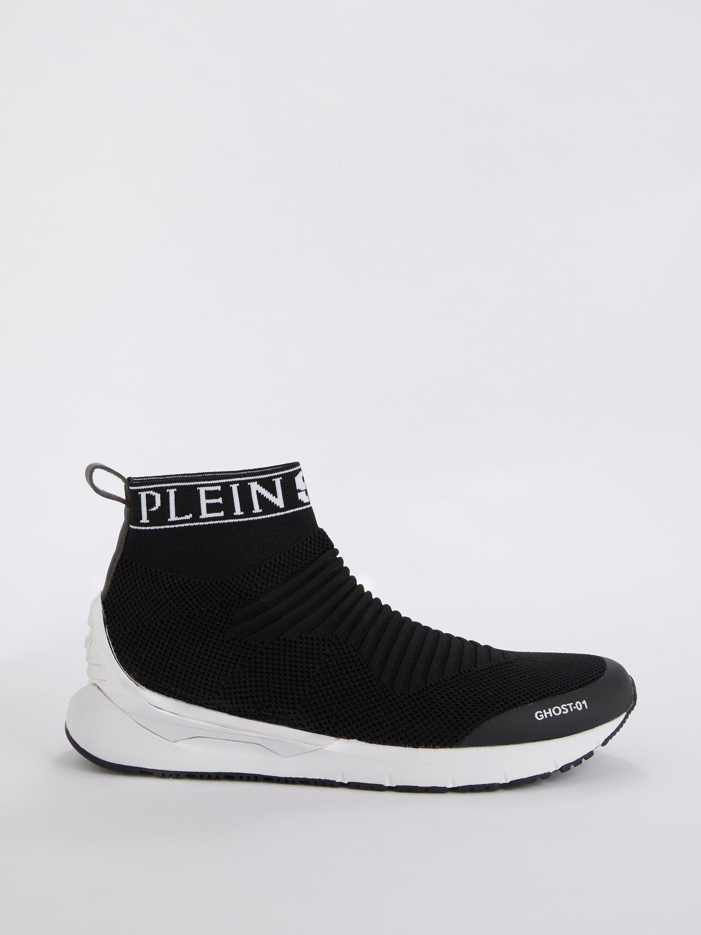 Black High Top Sock Sneakers