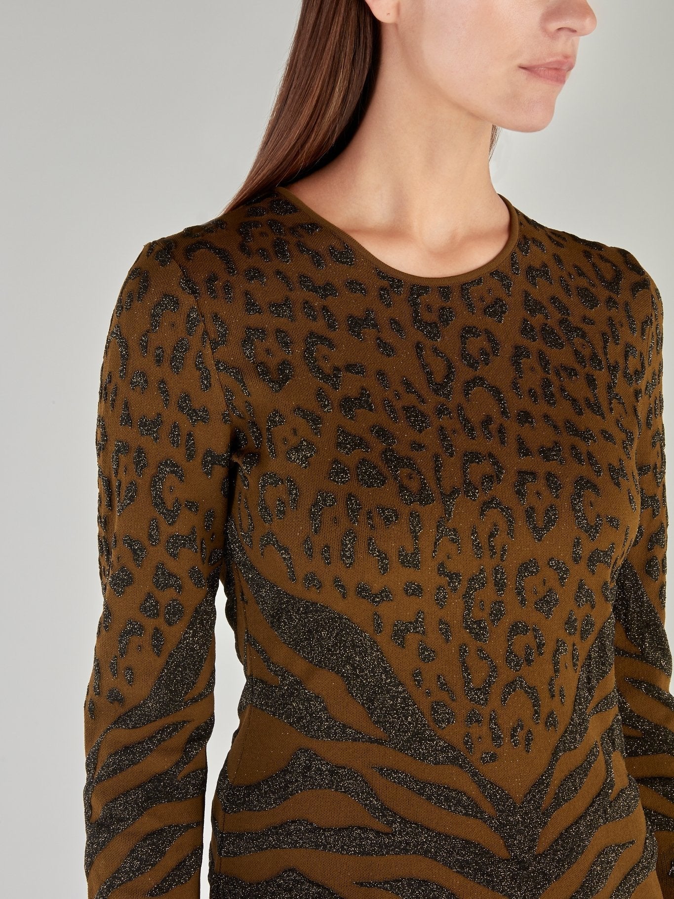 Glittered Animal Effect Pullover