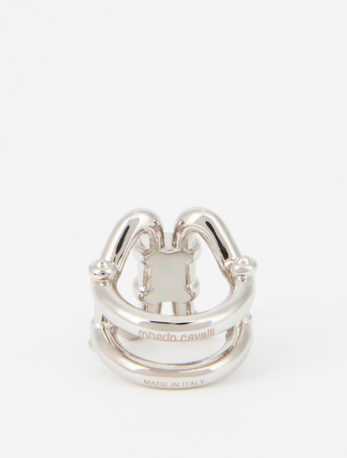 Palladium Monogram Steel Ring