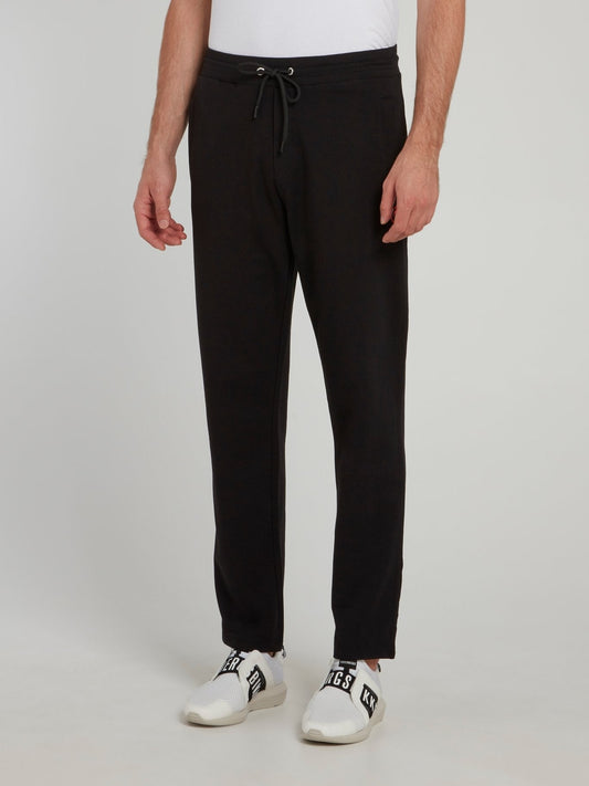 Black Sport Icon Fleece Pants