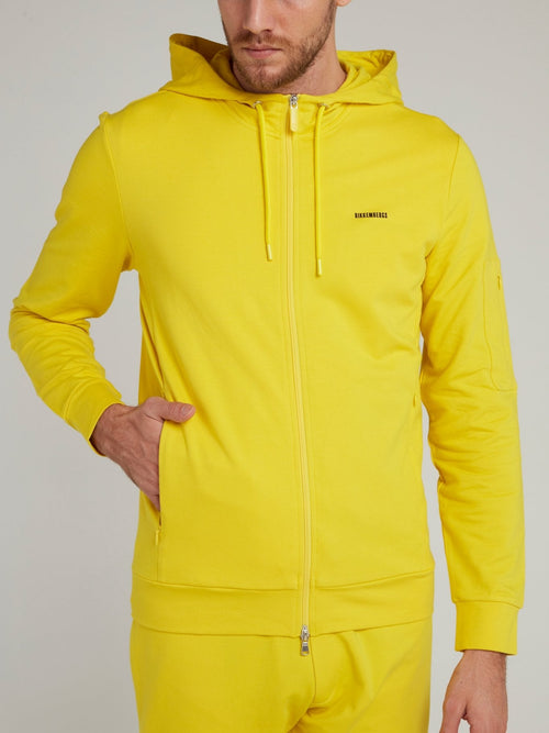 Yellow Rear Logo Jacket