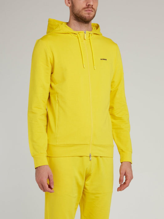 Yellow Rear Logo Jacket