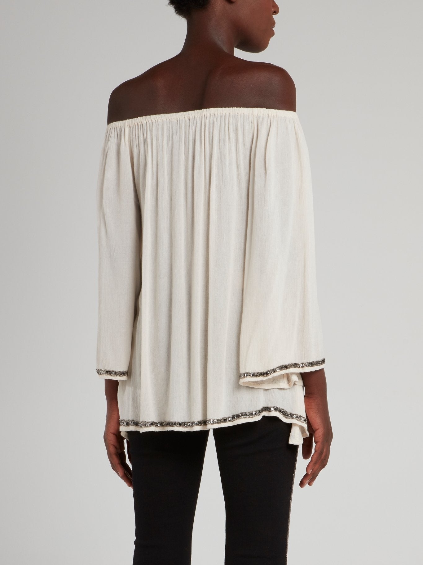 Off-The-Shoulder Trapeze Top