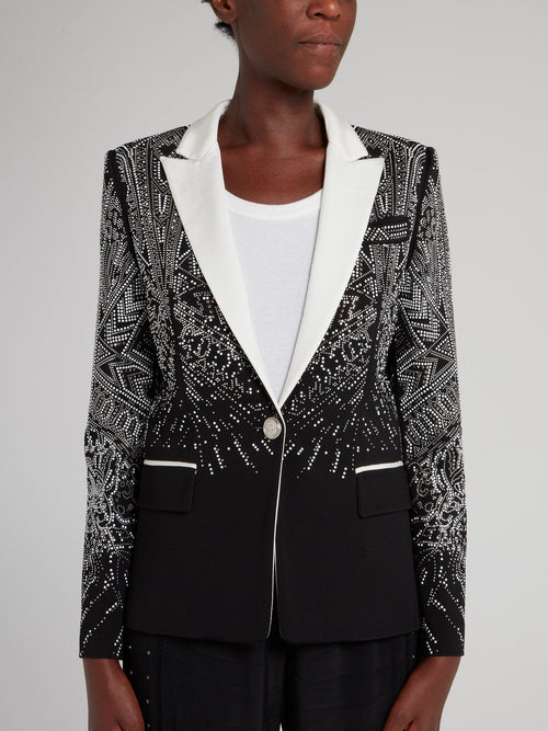 Black Multi-Stud Blazer