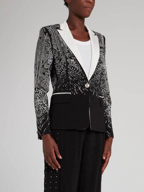 Black Multi-Stud Blazer